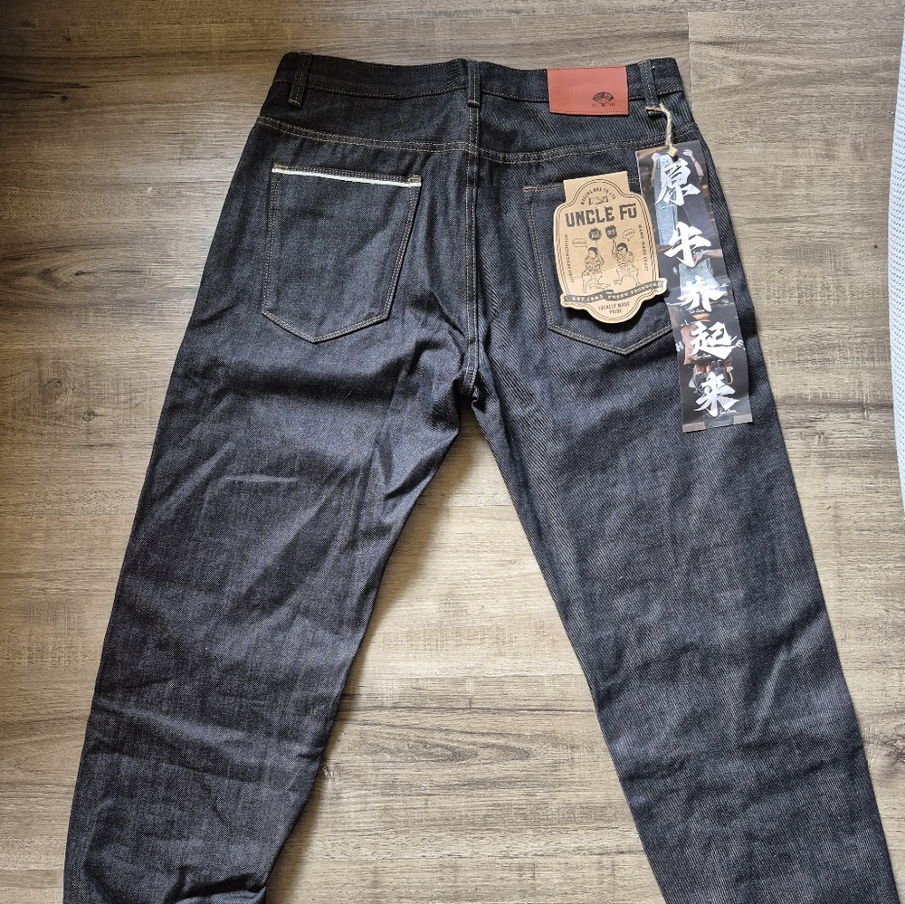 Maden Men's Dark Indigo Selvedge Jeans